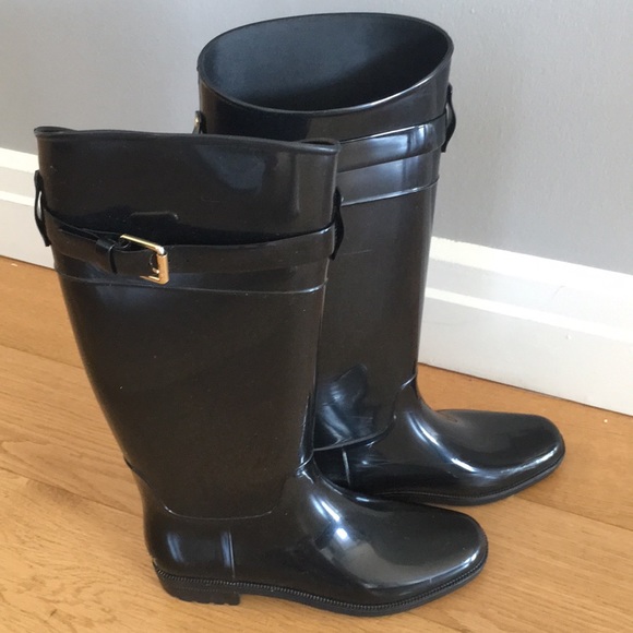 Lauren Ralph Lauren Shoes - Lauren Ralph Lauren tall shiny rain boots. Size 8